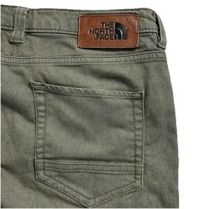 The North Face Women's Olive‎ Army Green Active Jeans Stretch Slim Fit Size 8